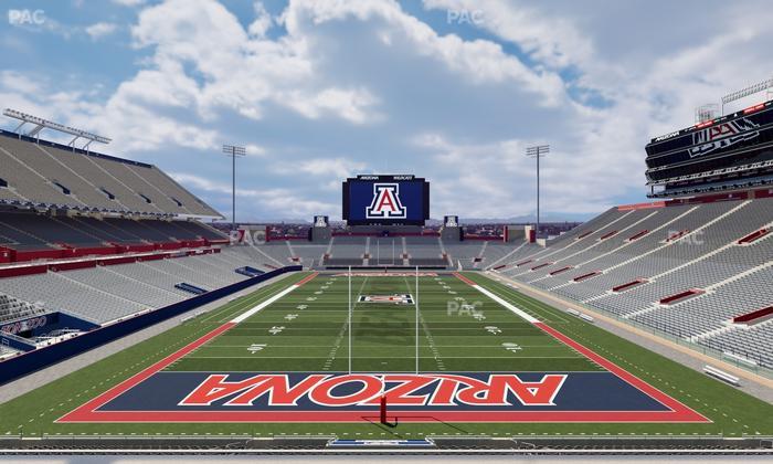 Casino Del Sol Stadium - Section Sands Club 123 Seat View