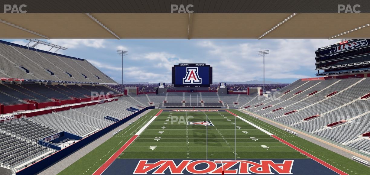 Casino Del Sol Stadium - Section Sands Club 124 Seat View