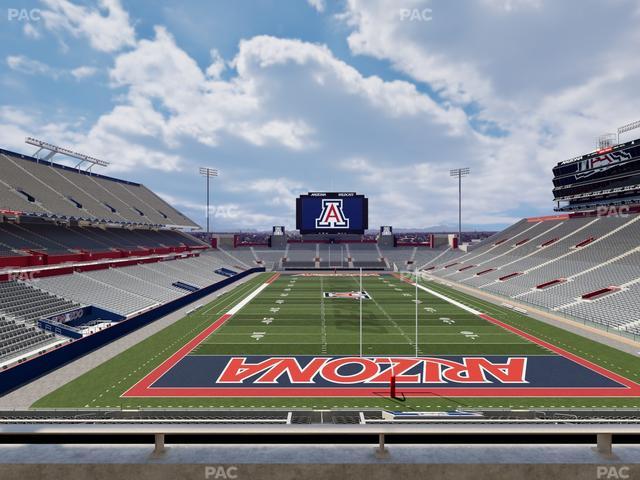 Casino Del Sol Stadium - Section Sands Club 124 Seat View