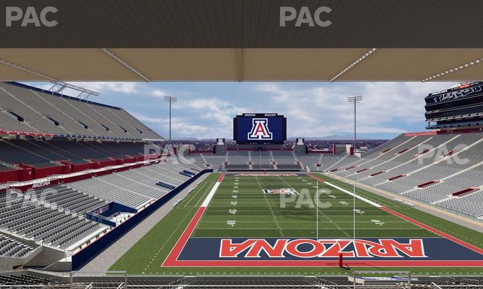 Casino Del Sol Stadium - Section Sands Club 125 Seat View