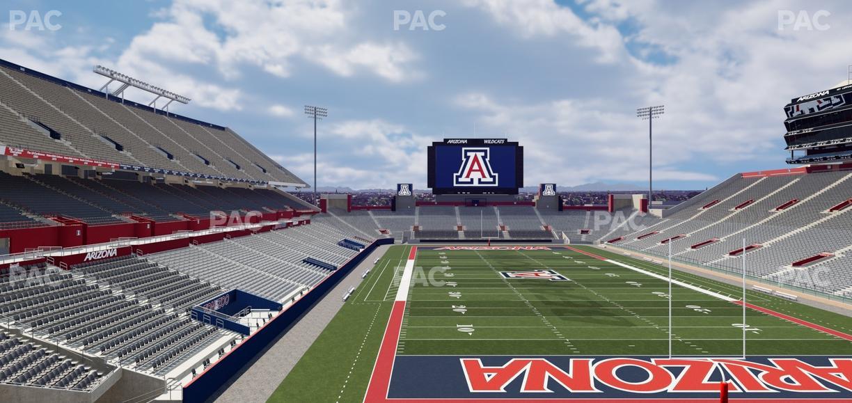 Casino Del Sol Stadium - Section Sands Club 126 Seat View