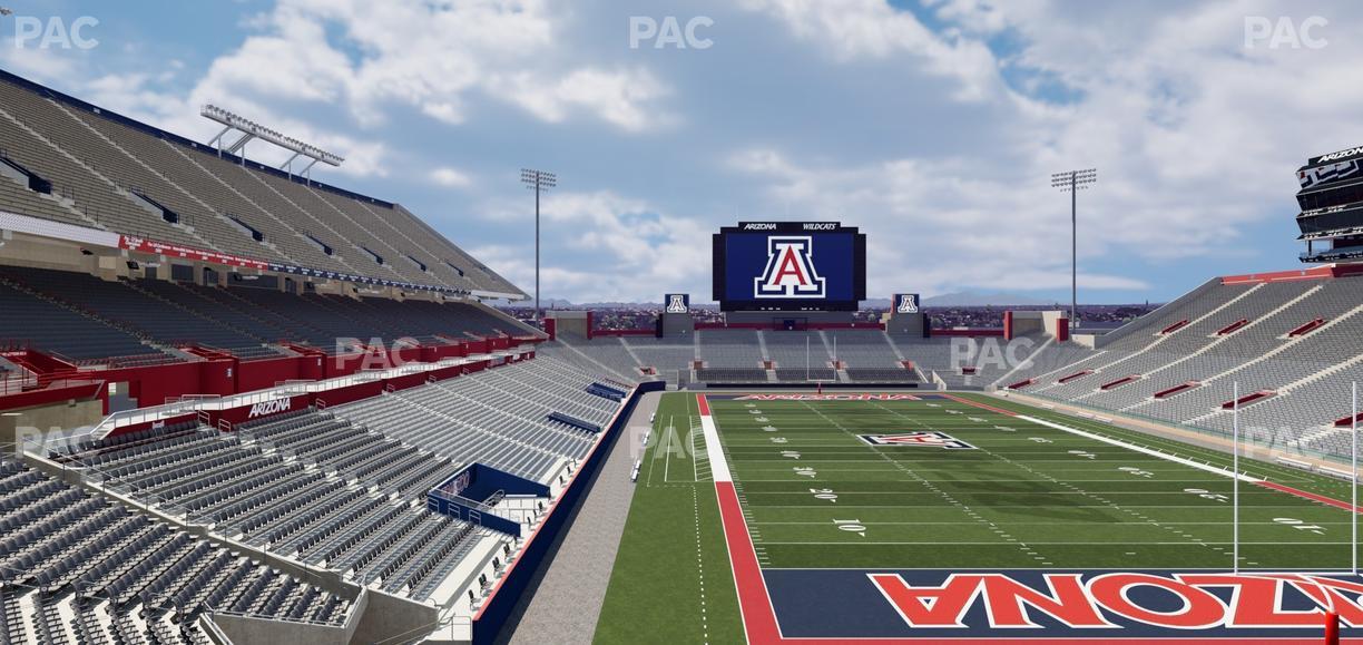 Casino Del Sol Stadium - Section Sands Club 127 Seat View