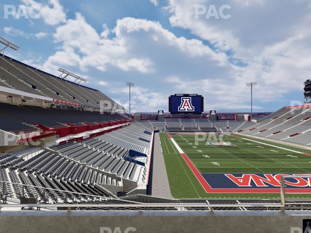 Casino Del Sol Stadium - Section Sands Club 128 Seat View