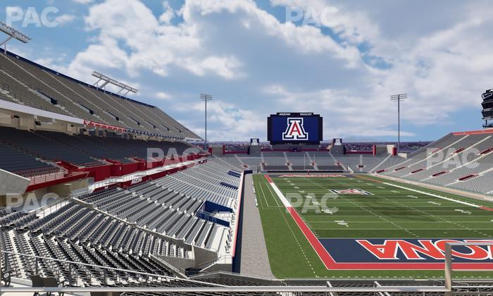 Casino Del Sol Stadium - Section Sands Club 128 Seat View