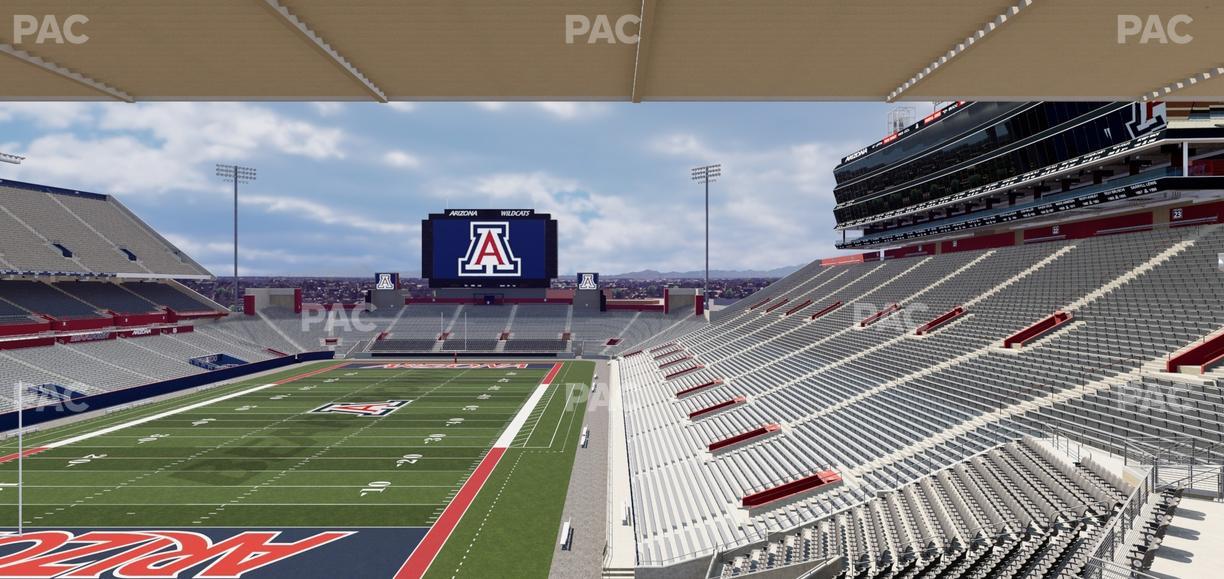 Casino Del Sol Stadium - Section Sands Club W 118 Seat View