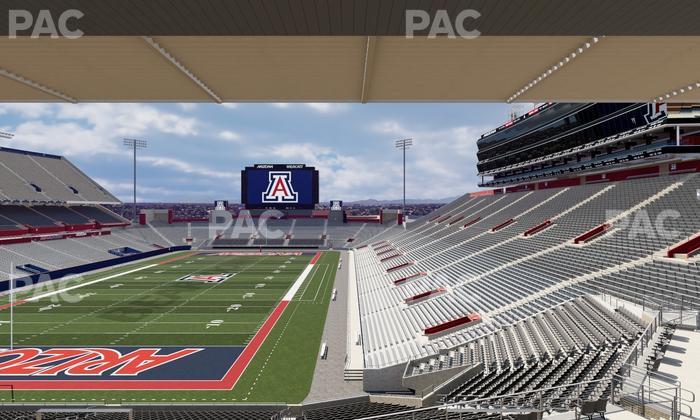 Casino Del Sol Stadium - Section Sands Club W 118 Seat View