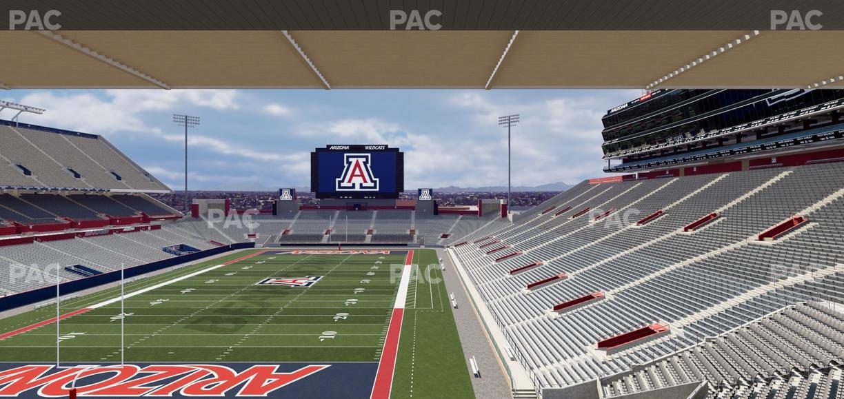 Casino Del Sol Stadium - Section Sands Club W 119 Seat View