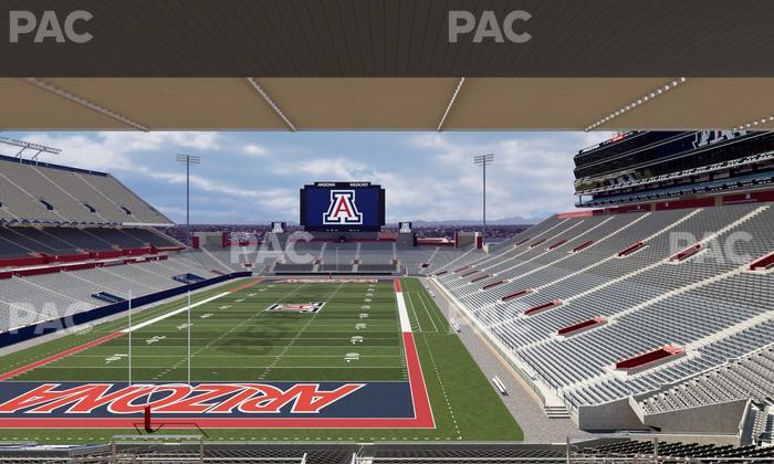 Casino Del Sol Stadium - Section Sands Club W 120 Seat View