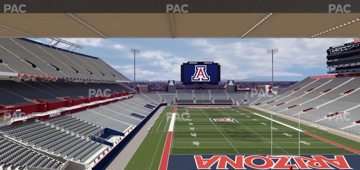 Casino Del Sol Stadium - Section Sands Club W 126 Seat View