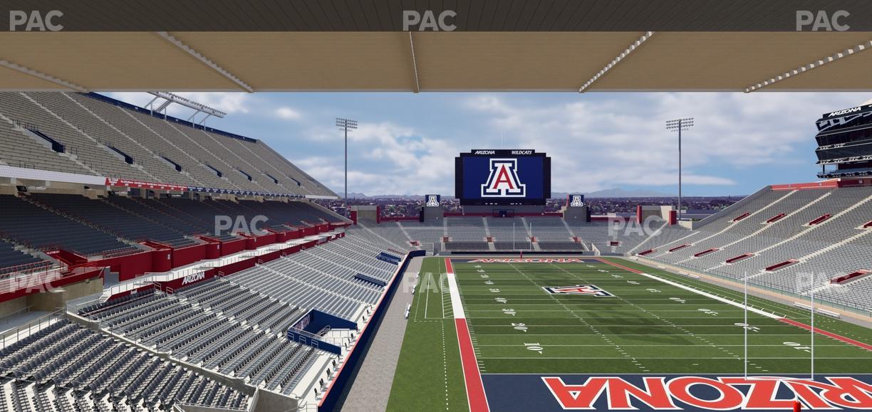 Casino Del Sol Stadium - Section Sands Club W 127 Seat View