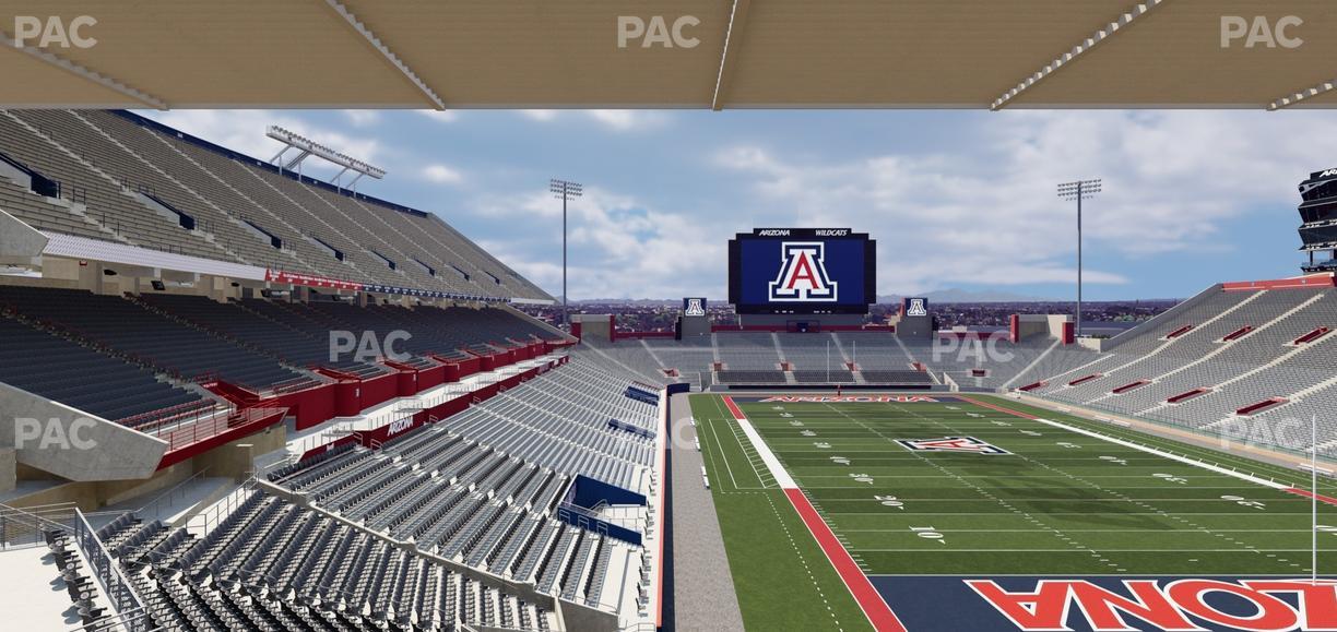 Casino Del Sol Stadium - Section Sands Club W 128 Seat View