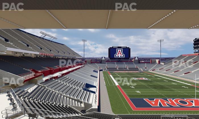 Casino Del Sol Stadium - Section Sands Club W 128 Seat View