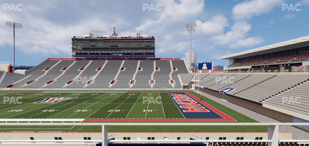 Casino Del Sol Stadium - Section W 1 Seat View