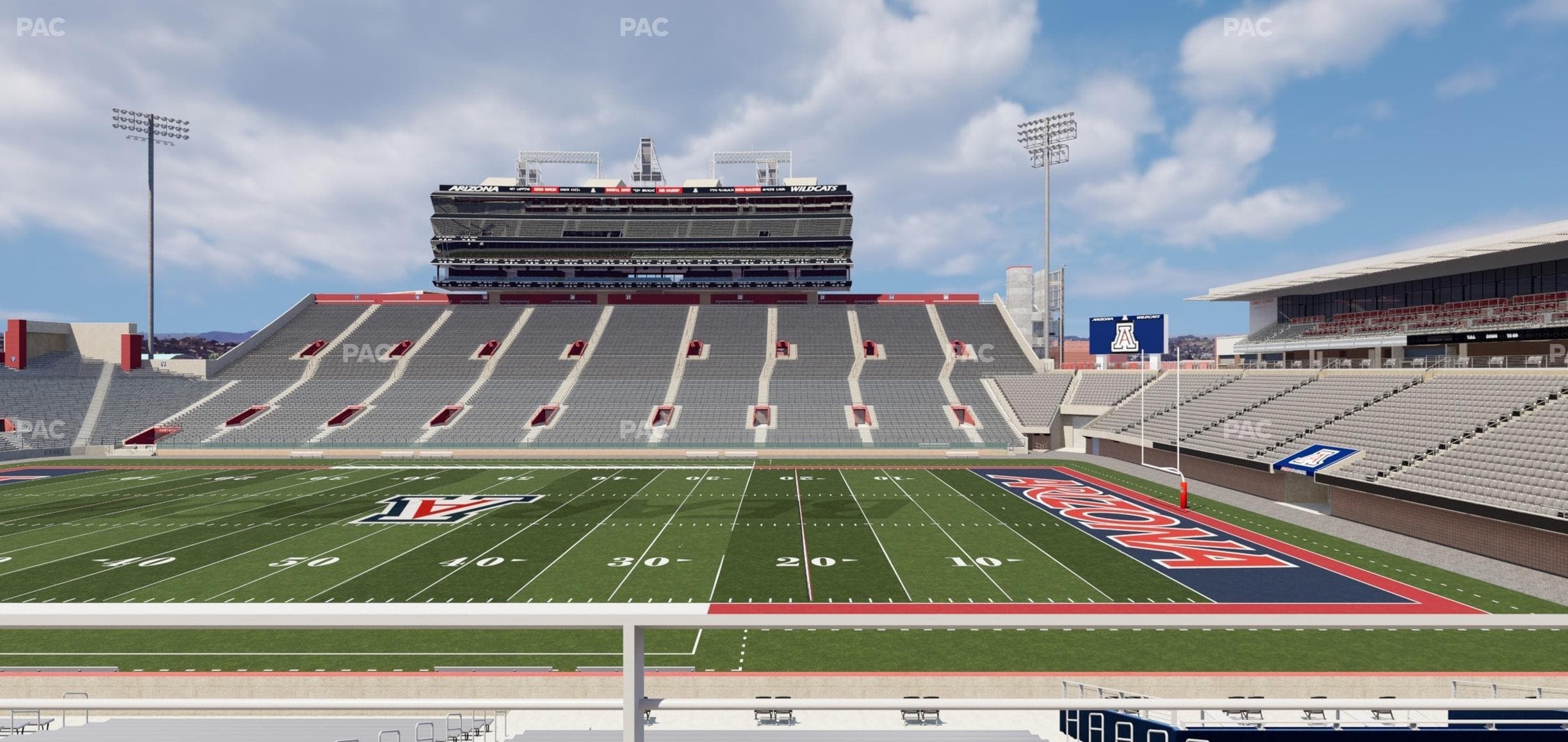 Casino Del Sol Stadium - Section W 2 Seat View