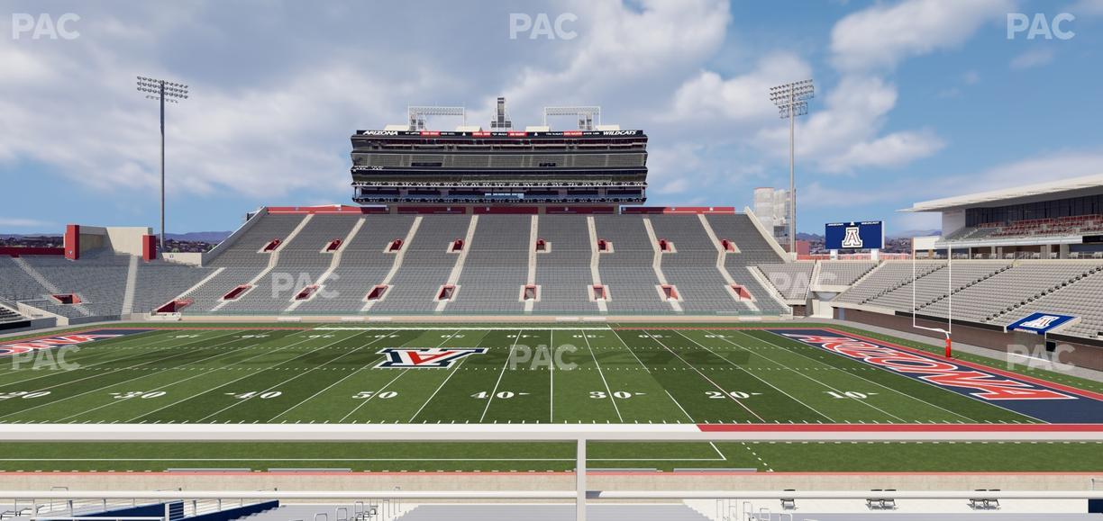 Casino Del Sol Stadium - Section W 3 Seat View