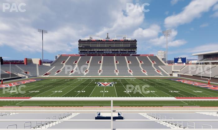 Casino Del Sol Stadium - Section W 4 Seat View