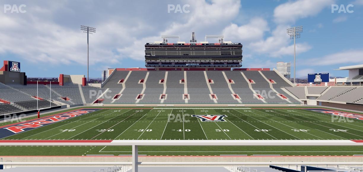 Casino Del Sol Stadium - Section W 5 Seat View