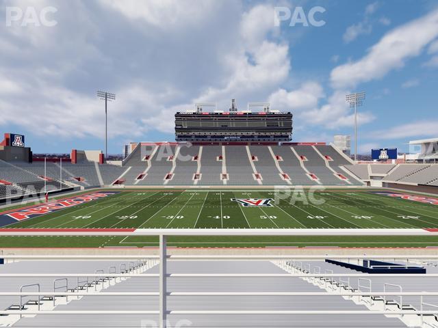 Casino Del Sol Stadium - Section W 5 Seat View