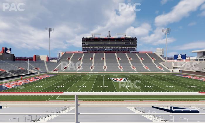 Casino Del Sol Stadium - Section W 5 Seat View