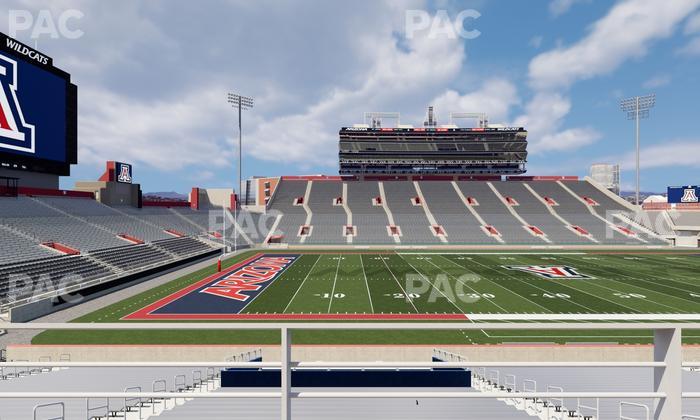 Casino Del Sol Stadium - Section W 6 Seat View