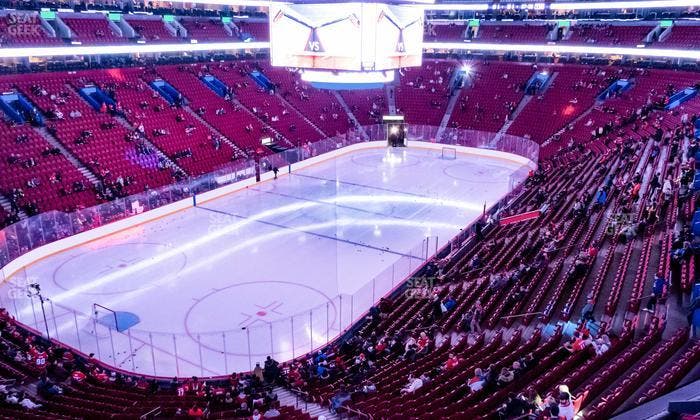 Centre Bell - Section 205 Seat View