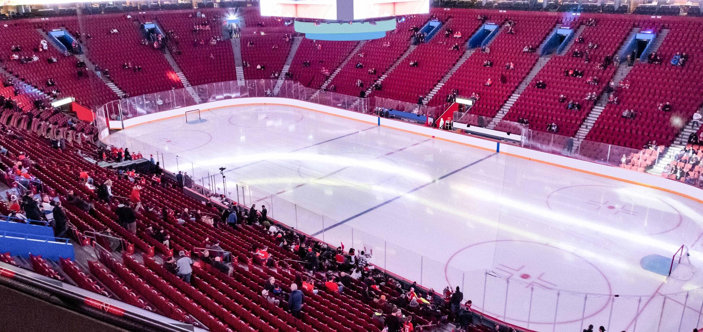Centre Bell - Section 210 Seat View