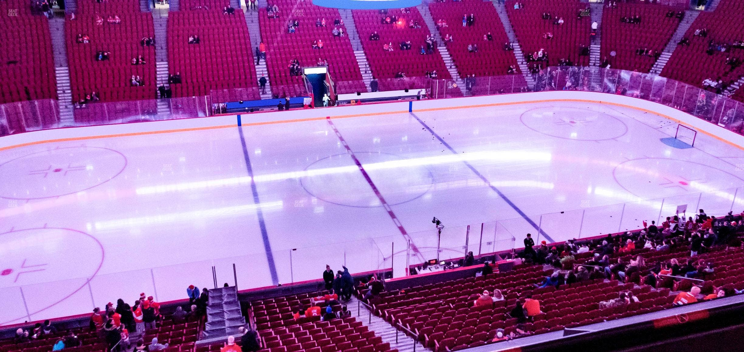 Centre Bell - Section 214 Seat View