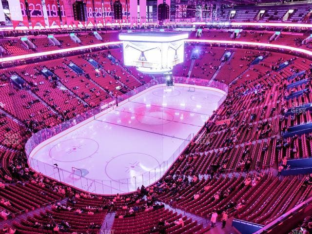 Centre Bell - Section 307 Seat View