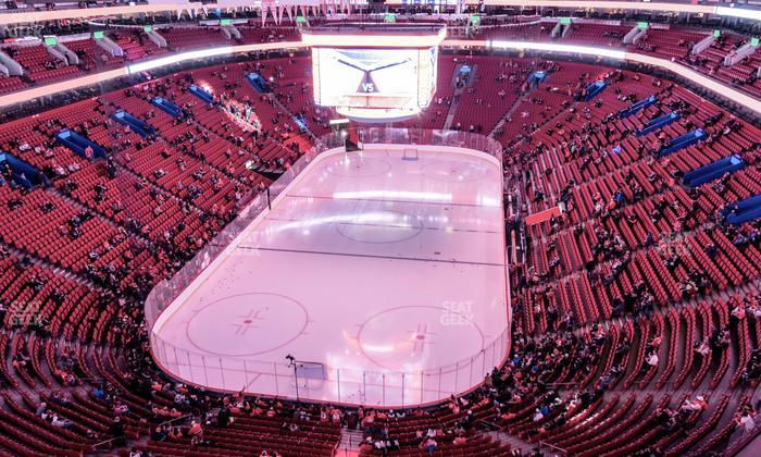 Centre Bell - Section 309 Seat View