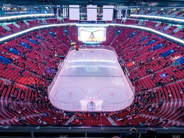 Centre Bell - Section 310 Seat View