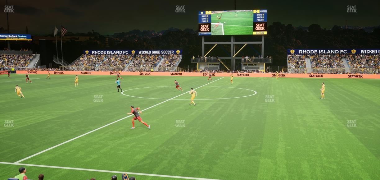 Centreville Bank Stadium - Section 107 Seat View