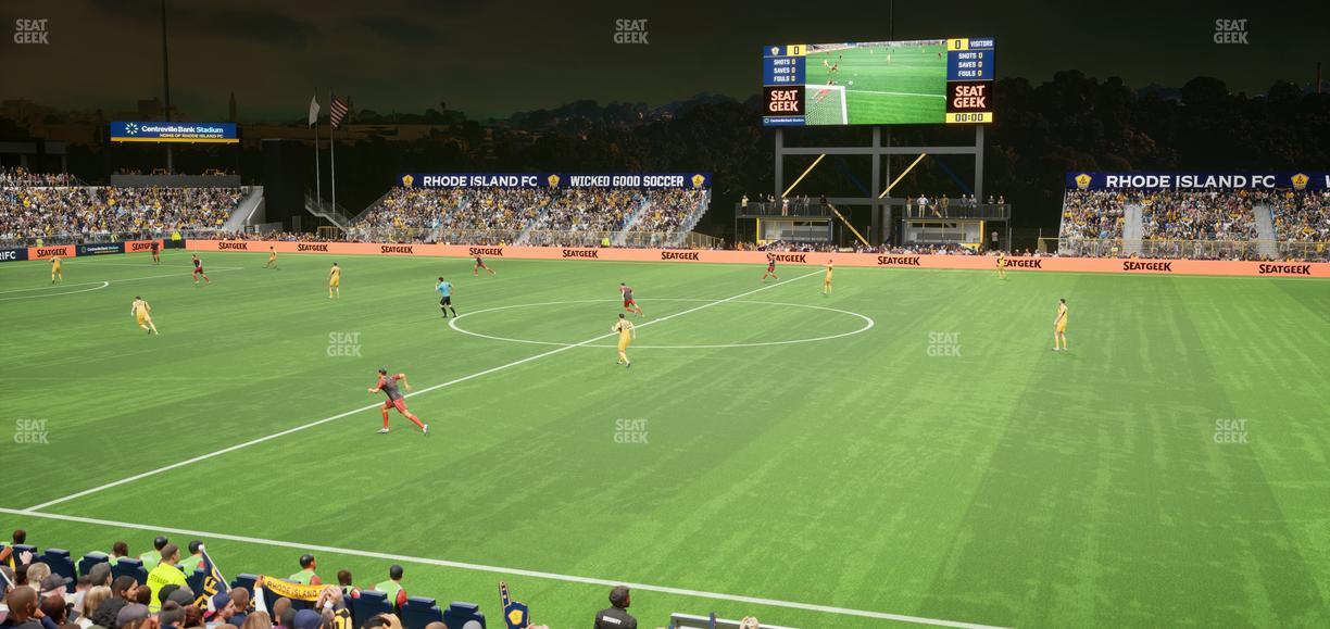 Centreville Bank Stadium - Section 108 Seat View