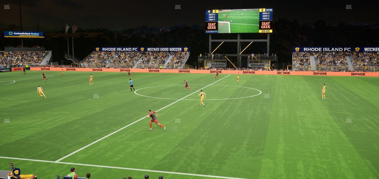 Centreville Bank Stadium - Section Club 4 Seat View