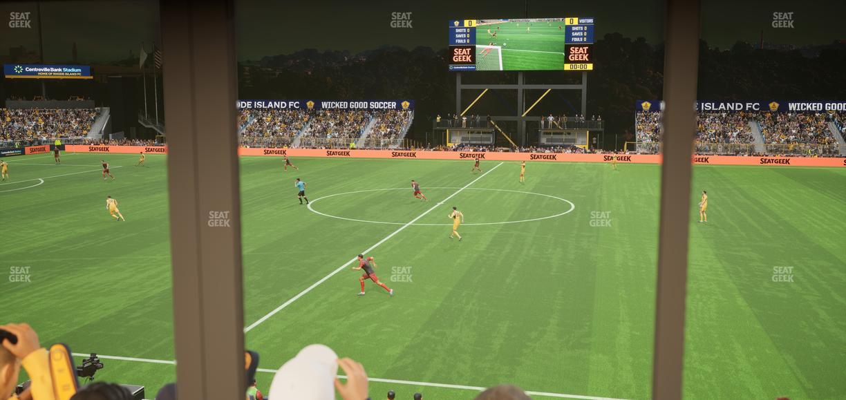 Centreville Bank Stadium - Section Club 4 Seat View