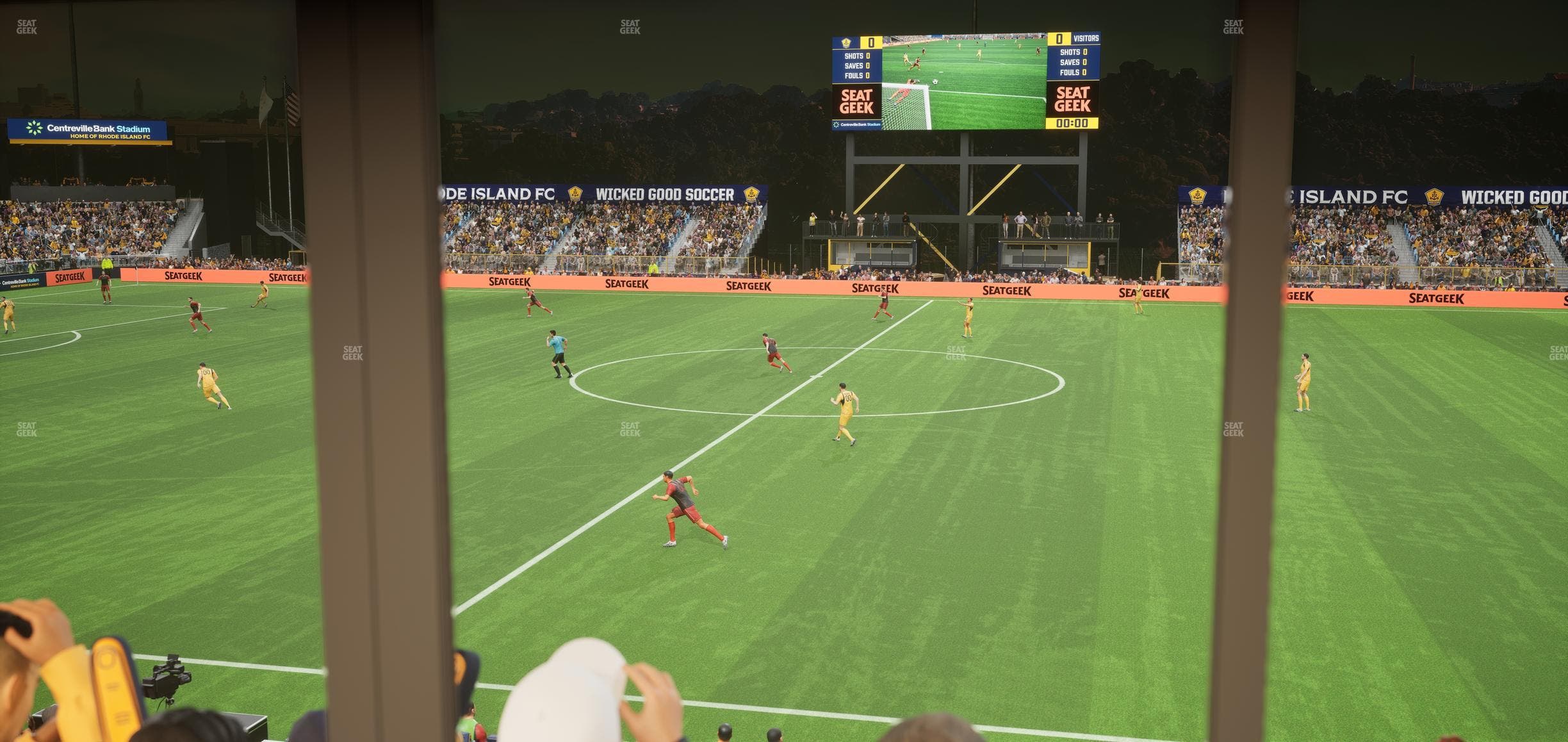 Centreville Bank Stadium - Section Club 4 Seat View