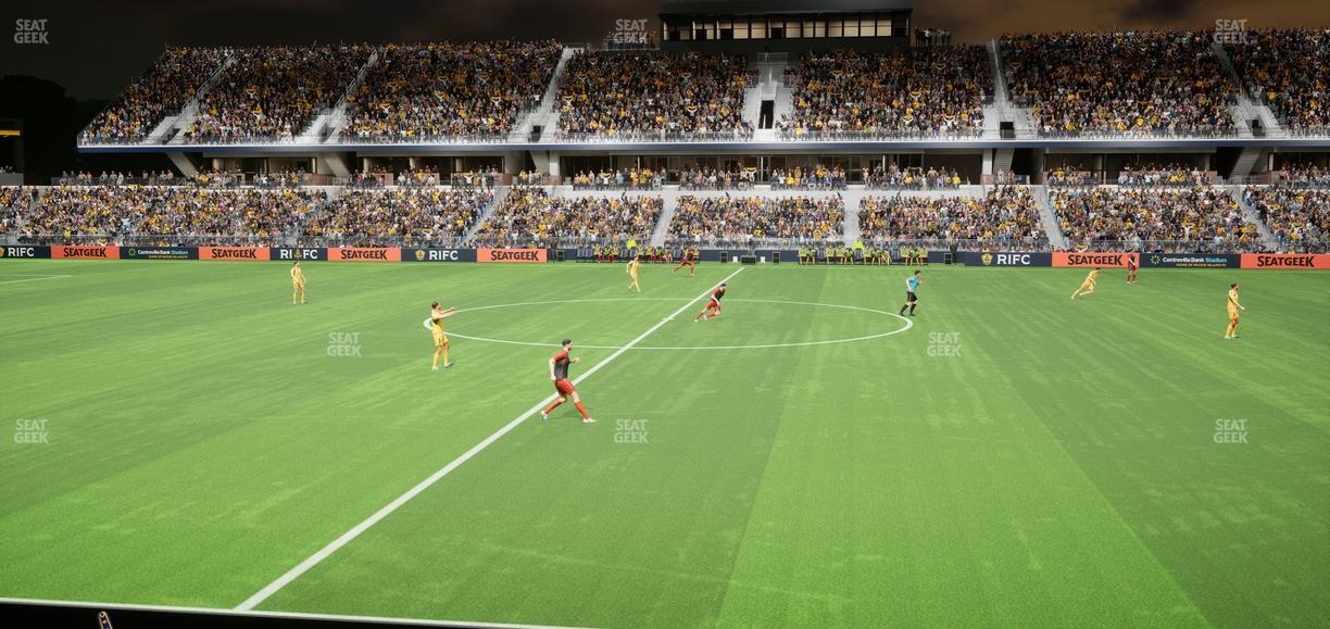 Centreville Bank Stadium - Section Midfield Pavilion 1 Seat View