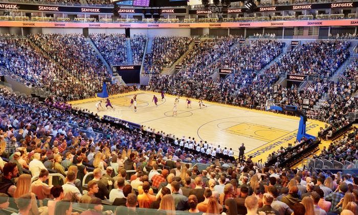 Chase Center - Section 101 Seat View