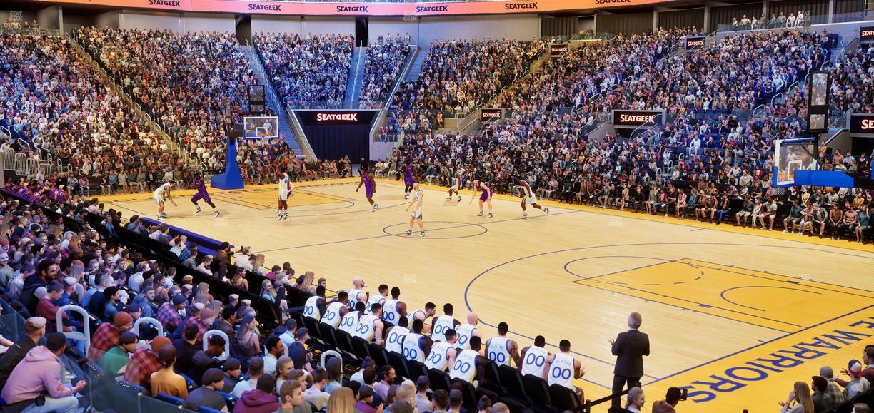 Chase Center - Section 101 Seat View