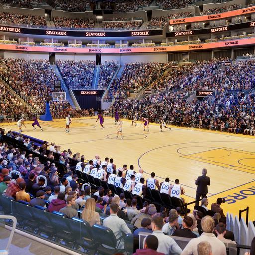 Chase Center - Section 101 Seat View