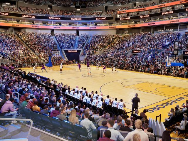 Chase Center - Section 101 Seat View