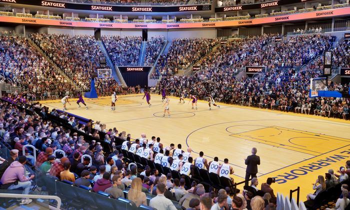 Chase Center - Section 101 Seat View