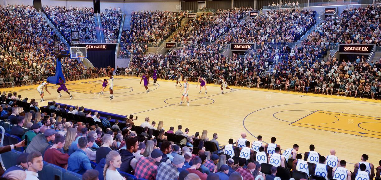 Chase Center - Section 102 Seat View