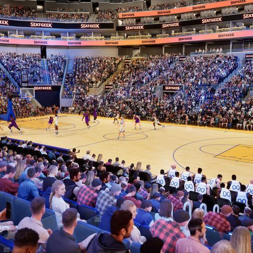 Chase Center - Section 102 Seat View