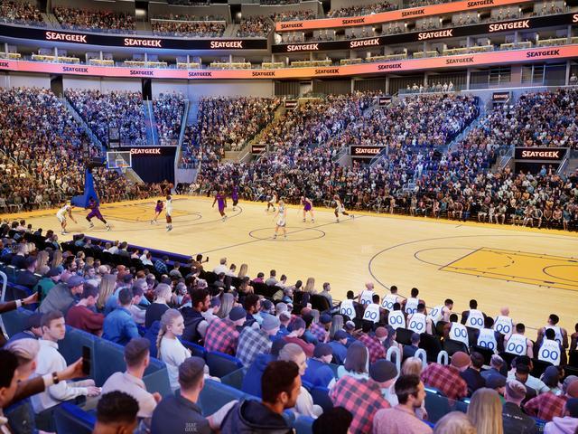 Chase Center - Section 102 Seat View