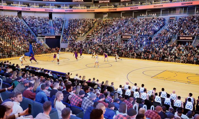 Chase Center - Section 102 Seat View