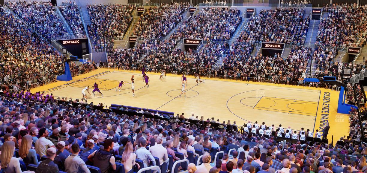 Chase Center - Section 102 Seat View