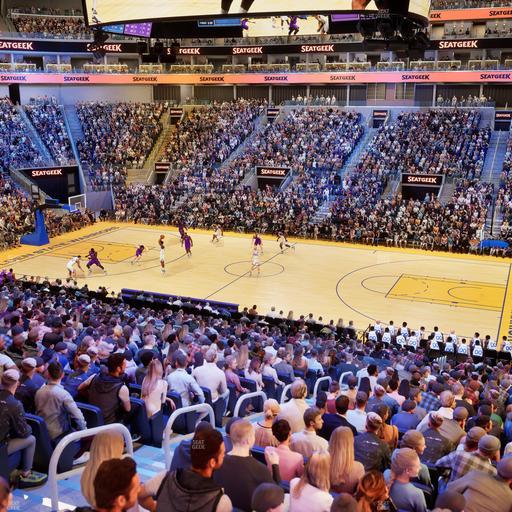 Chase Center - Section 102 Seat View