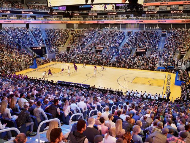 Chase Center - Section 102 Seat View