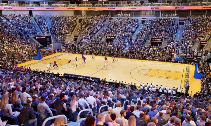 Chase Center - Section 102 Seat View