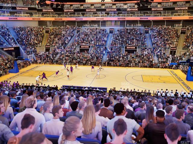 Chase Center - Section 103 Seat View